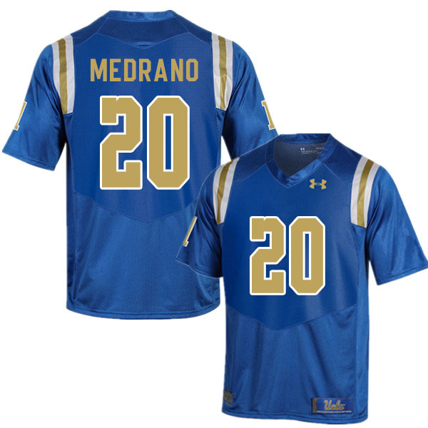 Men #20 Kain Medrano UCLA Bruins College Football Jerseys Sale-Blue